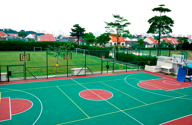 basketball ball court