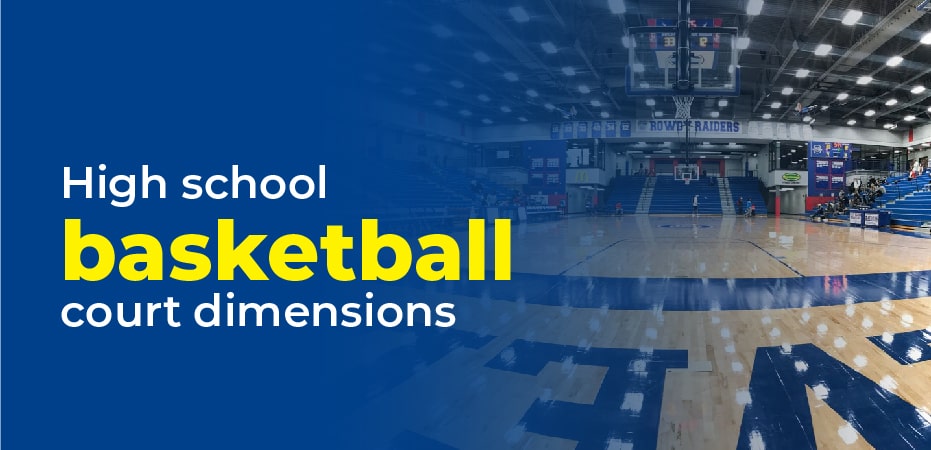 half basketball court dimensions