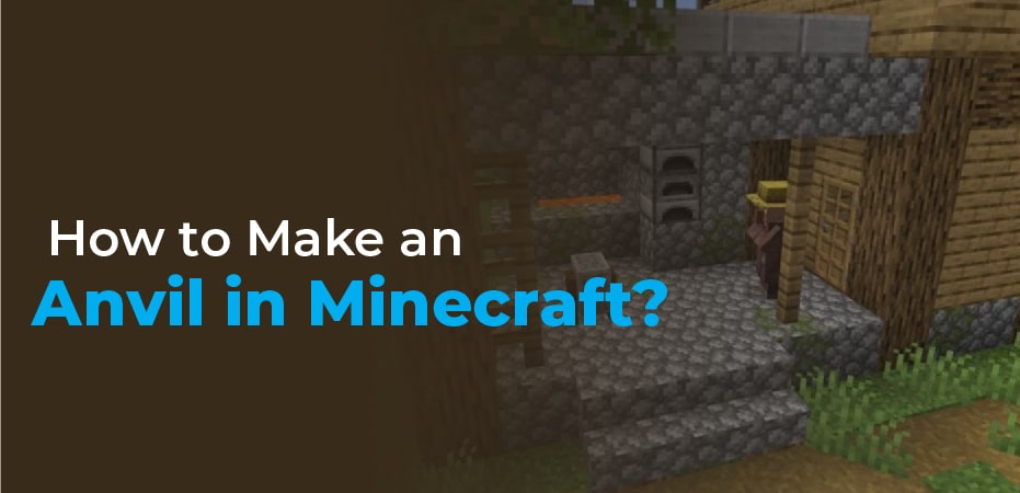 how to make an anvil in minecraft pe