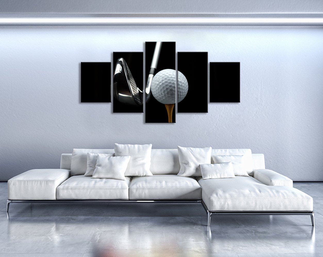 Golf Enthusiast: How to Decorate a Living Room with Golf Wall Art